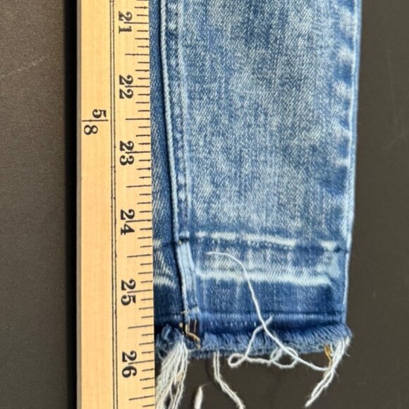 KanCan High-Waisted Distressed Skinny Jeans With Button Fly Size 24 - Picture 10 of 11
